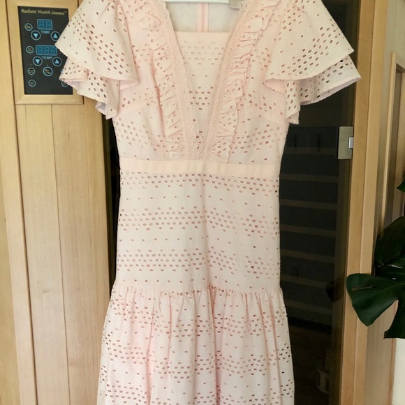 Rachel Parcell Pink Eyelet dress - Picture 2 of 3